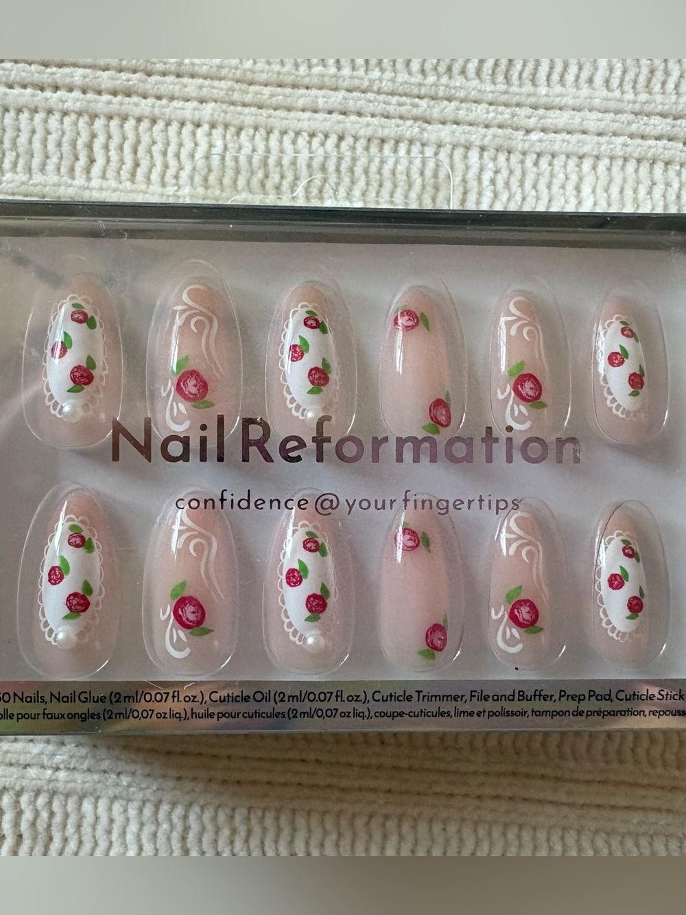Nail Reformation Pink Rose Press-On Nail Set